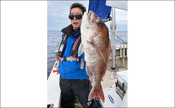 【船釣り釣果速報】タテ釣りで良型マダイにワラサが連発！（福井・石川）