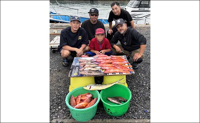 【オフショアルアー釣果速報】タイラバで青物混じりでマダイが好反応！（三重）