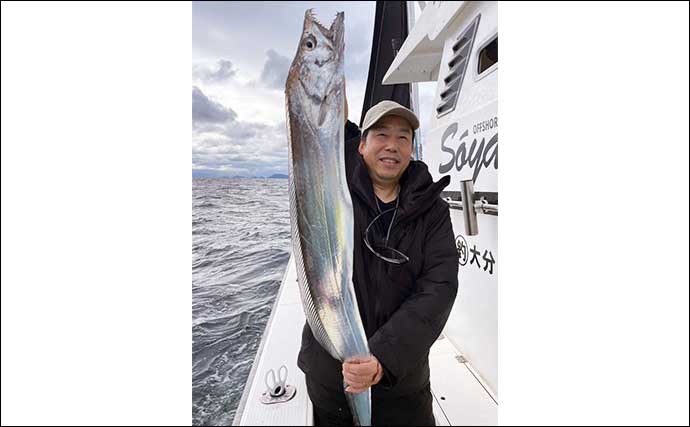 【船釣り釣果速報】テンヤ・ジグ共に大型タチウオが好ヒット中！（大分・熊本）