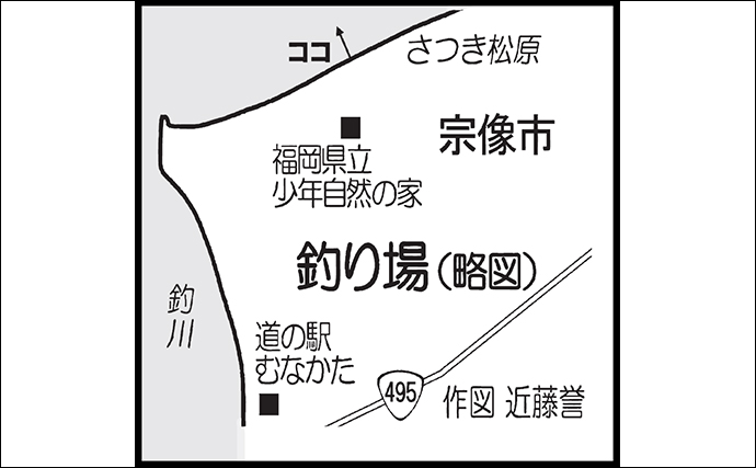 サーフでの投げ釣りで15cm頭にシロギス20尾手中【福岡】5〜6色の遠投でヒット