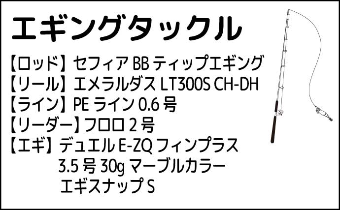 船エギング釣行で700g頭に良型アオリイカを連打【新潟・安盛丸】3.5～4号エギで大型狙い撃ち