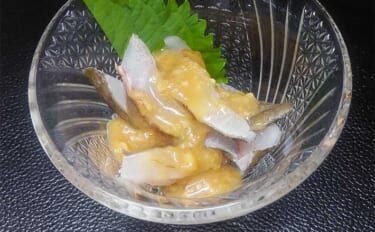 釣魚で作る「酒の肴」レシピ：バリ（アイゴ）の細切り　強めに焼く【やっき…