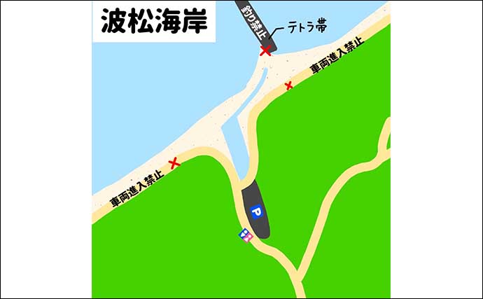 サーフルアー釣りおすすめポイント：波松海岸【福井】ターゲット豊富で通年楽しめる！