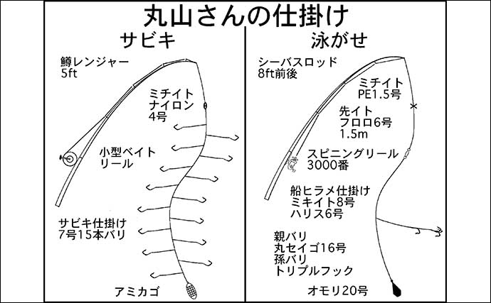 イカダでのサビキ釣りでアジ200匹オーバー爆釣！【三重・こじま渡船】入れ食いを堪能