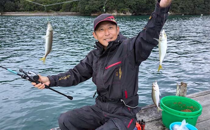 迫間浦でのイカダ五目釣りでアジにカワハギにチダイ【三重】泳がせ釣りにヒットした大物とは？