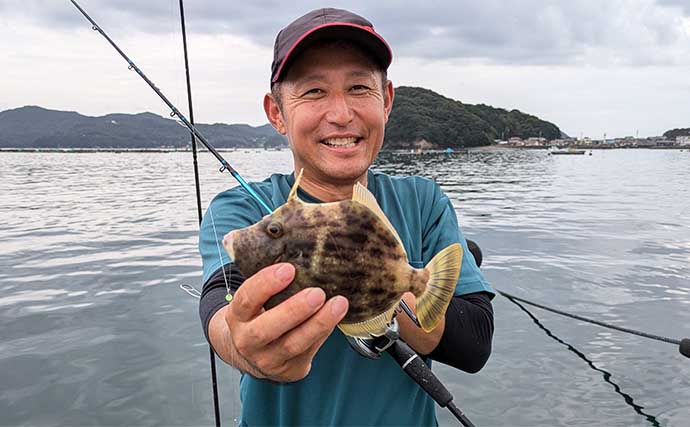 迫間浦でのイカダ五目釣りでアジにカワハギにチダイ【三重】泳がせ釣りにヒットした大物とは？