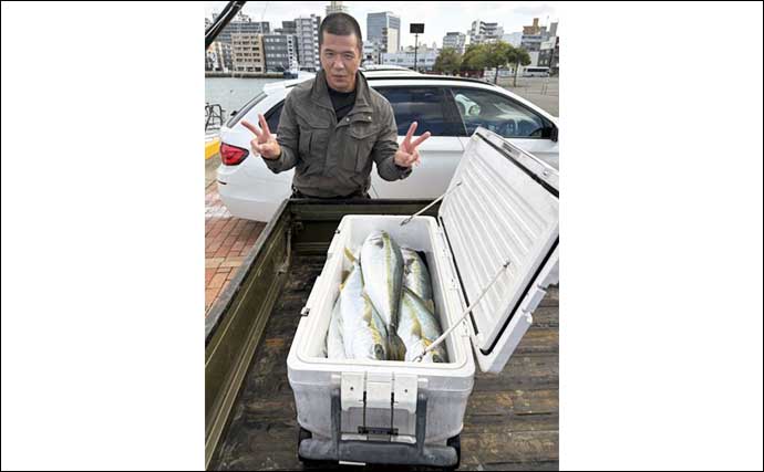 【落とし込み釣り釣果速報】ヒラマサにブリにカンパチと青物が入れ食い！（福岡）