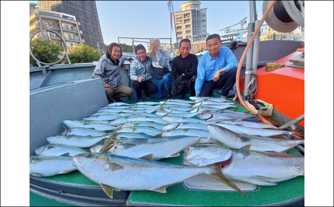 【落とし込み最新釣果】1m超えヒラマサ含み船中青物100尾オーバーと絶好調！（福岡）