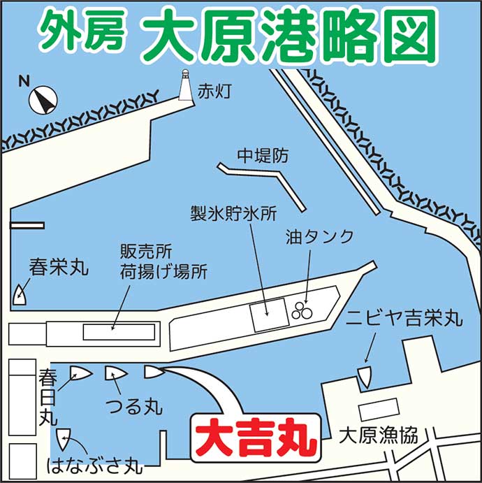 全面解禁した大原沖ヒラメ釣りで2.5kg頭にトップは本命5尾手中【千葉・大吉丸】