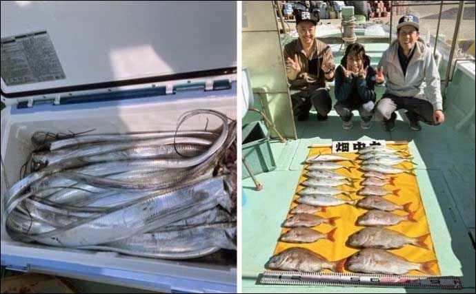 関西エリアの【船釣り特選釣果】 アマラバで希少なシロアマダイ32匹と大爆釣！