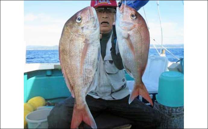 関西エリアの【船釣り特選釣果】 アマラバで希少なシロアマダイ32匹と大爆釣！