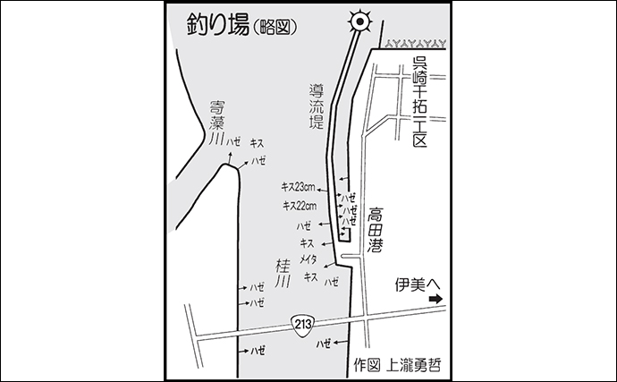 堤防投げ釣りでハゼとキスをメインに100尾オーバー【大分・国東半島】