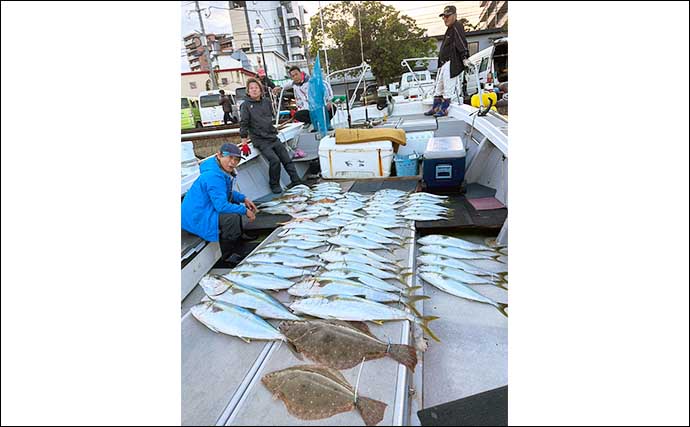 【落とし込み最新釣果】船長も驚く入れ食いで船上はサカナだらけ！（福岡）