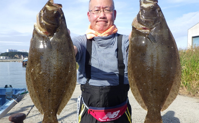 【船釣り釣果速報】泳がせ船で良型ヒラメが好ヒット中！（愛知）