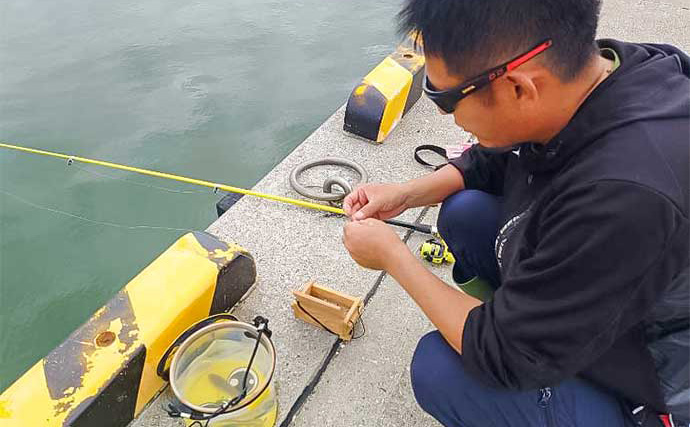 投げ釣り禁止の堤防でハゼが爆釣！【愛知・福江漁港】アジとも対面成功