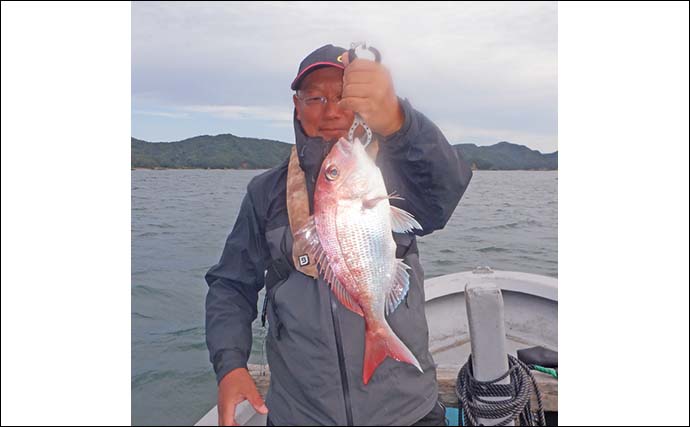 鳥羽沖の浅場タイラバ釣行でマダイを連打！【三重・丸安丸】53cmシロアマダイも浮上