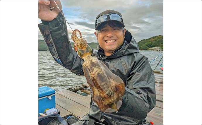 アオリイカを求めてイカダでエギング＆ヤエン釣り【三重・迫間浦】500g頭にアオリにオオモンハタも手中