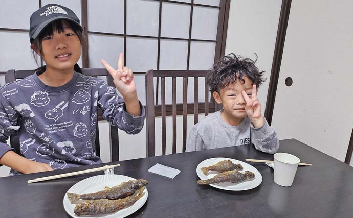 「子どもが大喜び！」ザリガニ釣り＆管理釣り場でニジマス釣りを満喫【大阪・羽曳野】