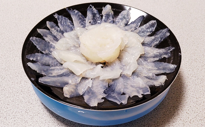 美味魚「カワハギ」の刺身と肝を【最高に美味しく食べる方法】徹底した温度管理が決め手