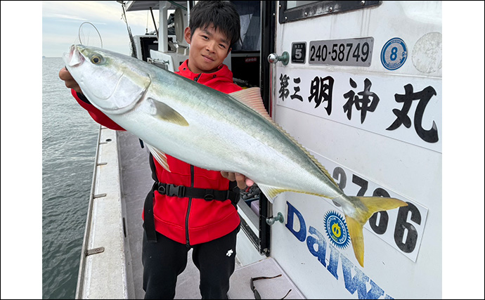 『明神釣船』でのウタセマダイ釣りでマダイが入れ食い！【愛知】90cm級ブリも登場