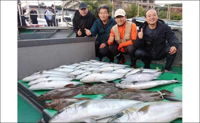 【落とし込み釣果速報】ヒラマサなど良型青物絶好調でクーラー満タン！（福岡）