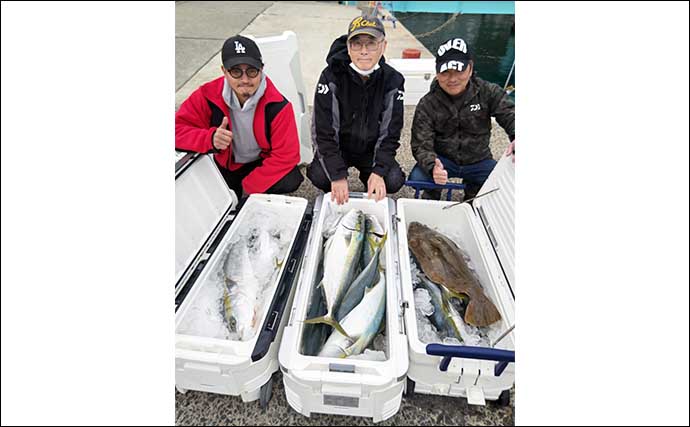 【落とし込み釣果速報】ヒラマサなど良型青物絶好調でクーラー満タン！（福岡）