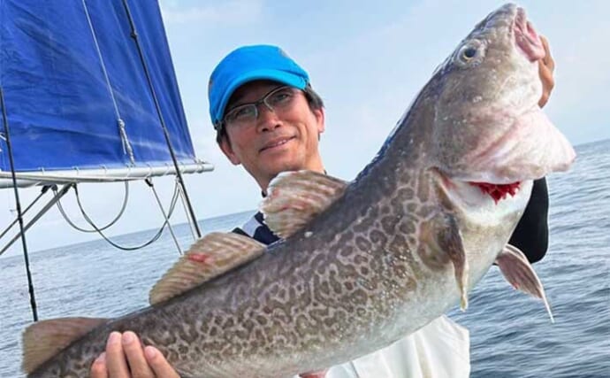 【船釣り釣果速報】中深海マダラ便で太った良型が好反応！（福井）