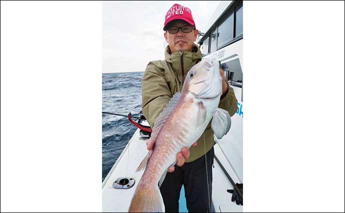 【船釣り釣果速報】島原沖マダイ釣りで80cm級含み良型が好ヒット中（大分・熊本）