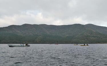 芦ノ湖でのボートワカサギ釣りで281尾【神奈川】平均サイズは8～10cmとまずまず