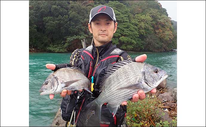 上天草の磯フカセ釣りでクロ（メジナ）2桁釣果【熊本】これからが本番のチヌも顔見せ