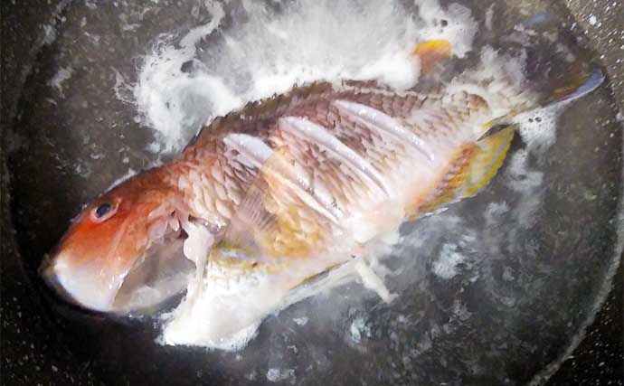 釣魚で作る「簡単」レシピ：イラのサッと煮　煮る時間はたったの3分でOK