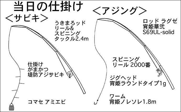 四日市港でのサビキ＆アジング釣行【三重】時間帯で釣り方変更してアジ連打！