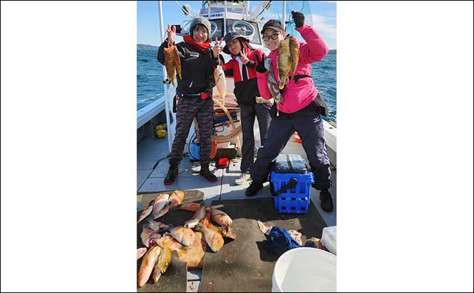 【沖釣り釣果速報】タイラバでマダイに根魚などで多彩なお土産に（長崎・佐賀）