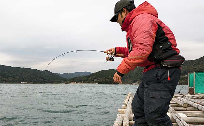 イカダでのフリースタイルフィッシングでメッキにカマスにアジと多彩【三重・内瀬釣りセンター】