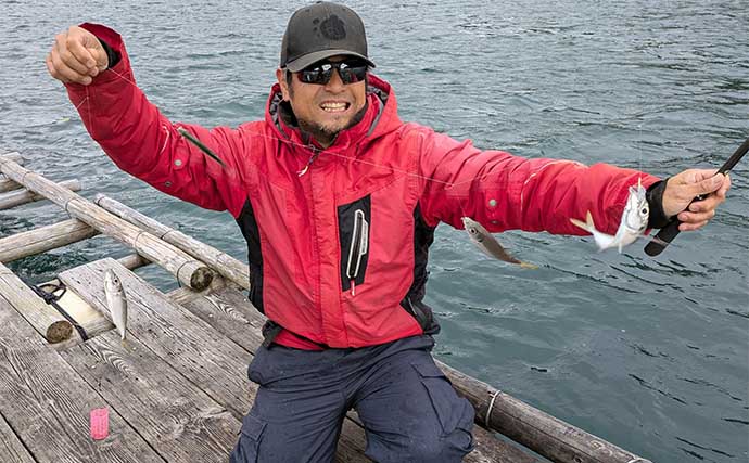 イカダでのフリースタイルフィッシングでメッキにカマスにアジと多彩【三重・内瀬釣りセンター】