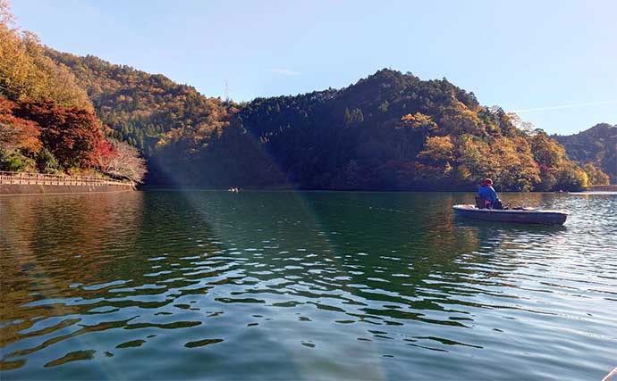 伊自良湖ボートワカサギ釣りで200匹手中【岐阜】粘って拾い釣りが奏功？