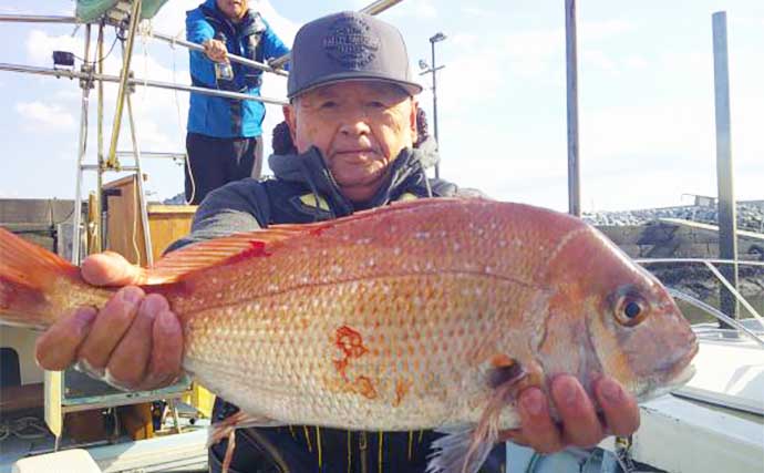 【船釣り釣果速報】島原沖のマダイ釣りで大型混じりに絶好調！（大分・熊本）