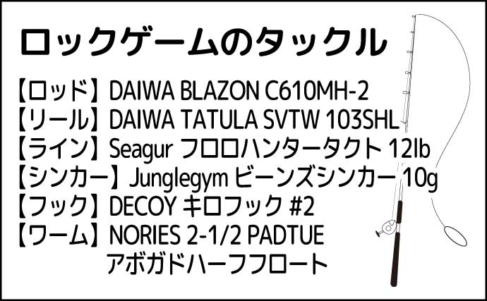 北海道の日本海エリアの堤防ロックゲームで40cm級アイナメを連打　好ゲストにカジカ