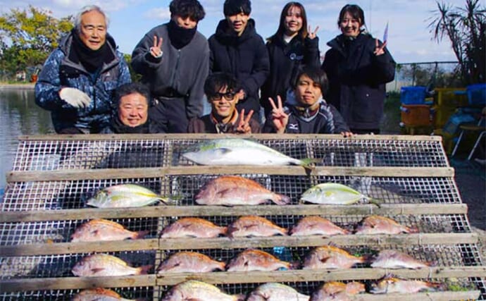 【海上釣り堀釣果速報】仲間で小池貸切って大漁釣行を満喫！（三重・愛知）