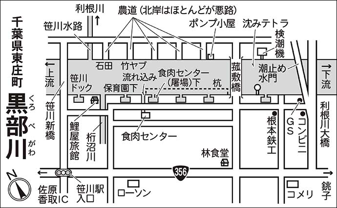 今週のヘラブナ推薦釣り場2024【千葉・黒部川】