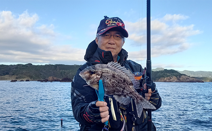 沖磯フカセ釣りで40cm頭にメジナ連発を堪能【静岡・下田】イシダイやメイチダイも顔見せ