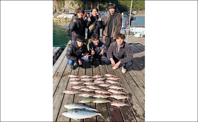 【海上釣り堀最新釣果】子供たちと一緒にお正月食材のマダイに青物を狙おう！（愛知・三重）