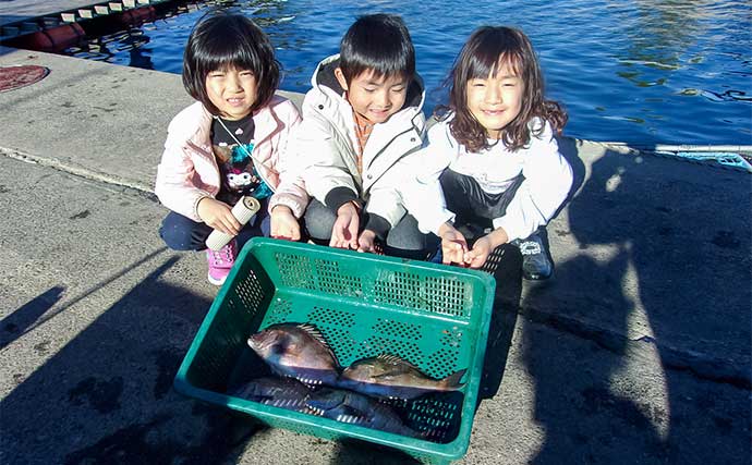 九十九里海釣りセンターで子どもたちに笑顔！【千葉】マダイやイナダなどお土産多彩