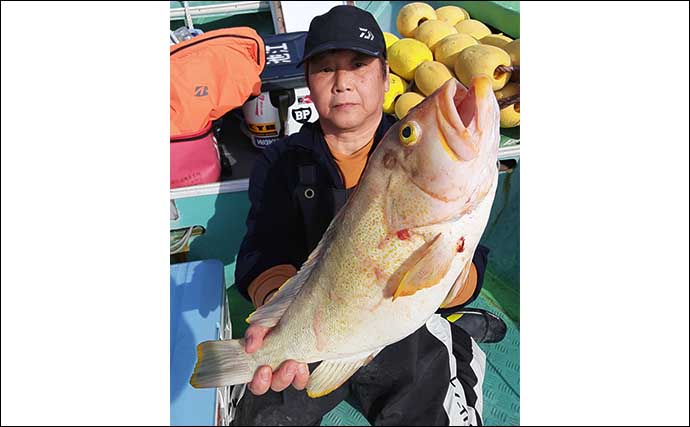 【船のエサ釣り釣果速報】泳がせ釣りでチカメキントキに大型根魚が好反応中！（福岡）