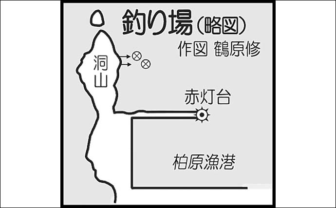 地磯のショアジギングでサゴシ手中【福岡・柏原漁港】アジングではアジ連発を堪能