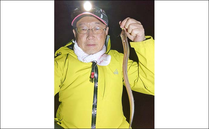 大野海岸での投げ釣りでアナゴ8匹をキャッチ【愛知】半年ぶりの対面に歓喜