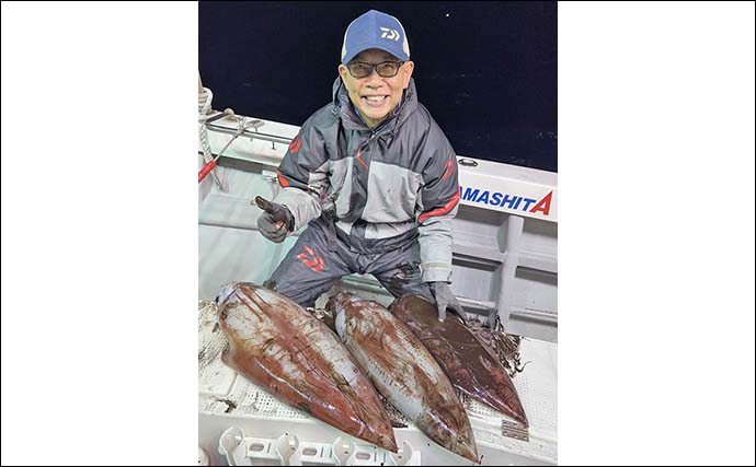 荒れる日本海で挑むタルイカ釣り【福井・敦賀湾】10kg超えを筆頭に3匹キャッチ成功！