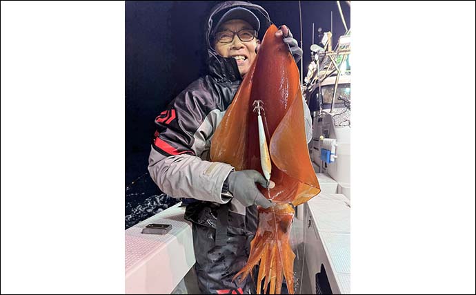 荒れる日本海で挑むタルイカ釣り【福井・敦賀湾】10kg超えを筆頭に3匹キャッチ成功！