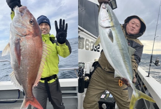 関西エリアの【船釣り特選釣果】タイラバで50cm級筆頭にシロアマダイが続々ヒット中！