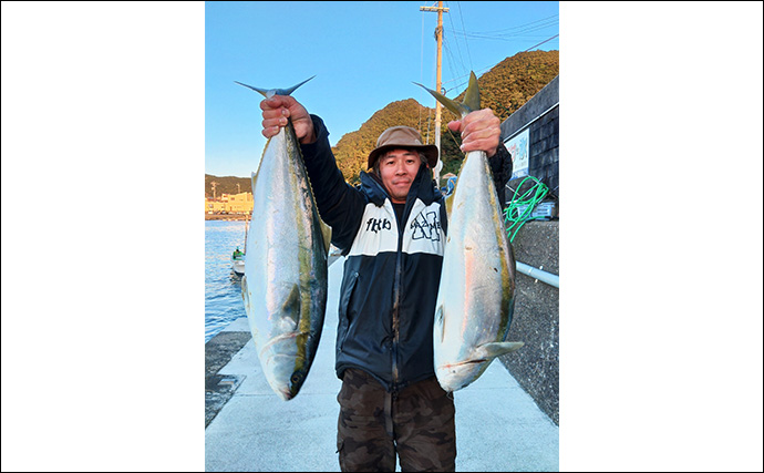 「カセ」でのフカセ釣りで寒ブリが3連発！【和歌山・串本】イワシエサにヒット